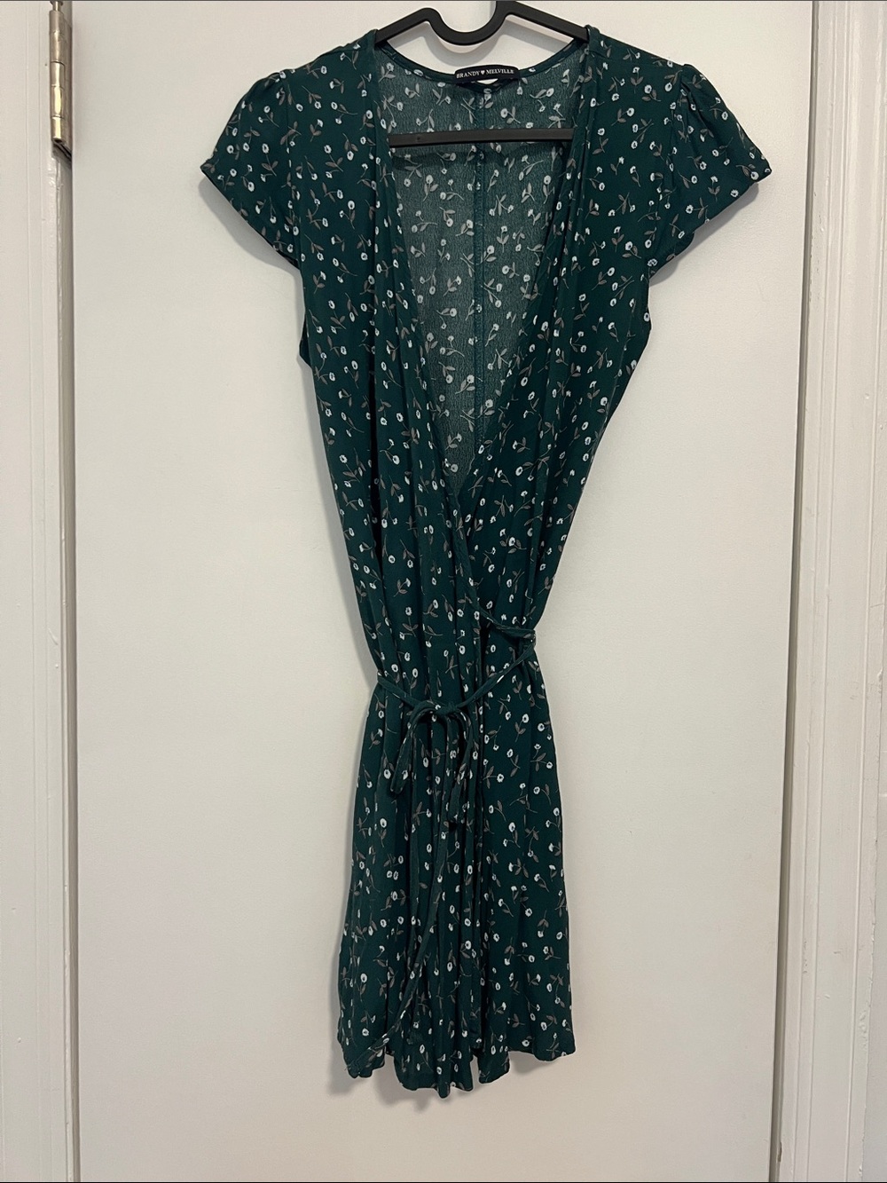 Brandy Melville Green Wrap Dress